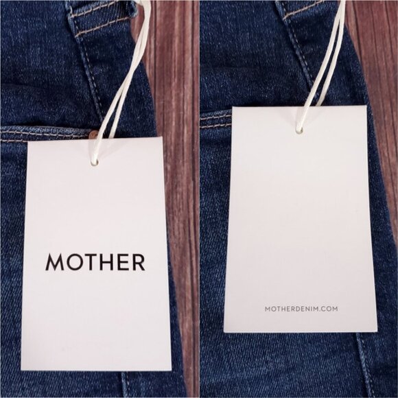 NWT Mother Womens Size 28 The Looker Ankle Fray Girl Crush Denim Jeans $210 - Picture 10 of 16